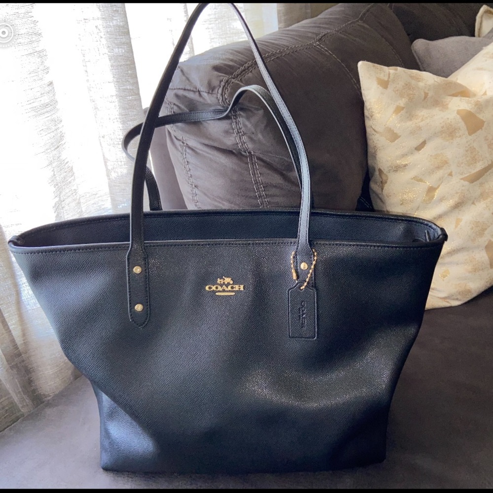 Black Coach Tote